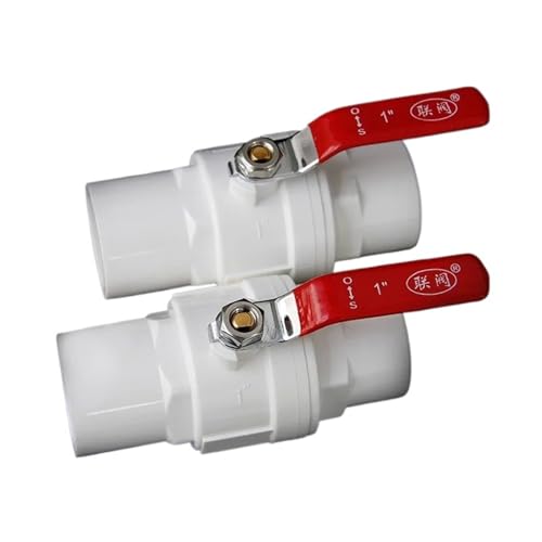Válvula de bola PVC 63mm con paso total y cierre estanco para agua