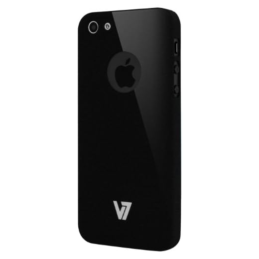 V7 PA19MBLK-2E Metro halkfri skal för iPhone SE/5s/5 svart