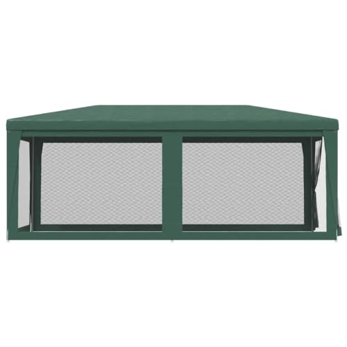 Gazebo Per Esterni Gazebo Per Patiotenda Per Feste Con 6 Pareti Laterali In Rete Verde 3X6 M Hdpeadatto Per Giardino Patio All'aperto - 4