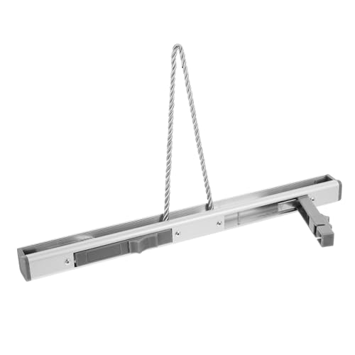 Image of Aluminium Alloy Poster Hanger Clips Hanging -Piece Set Adjustable Scroll Frame for Wall Art and Menus in Stores Lightweight and Sturdy Design