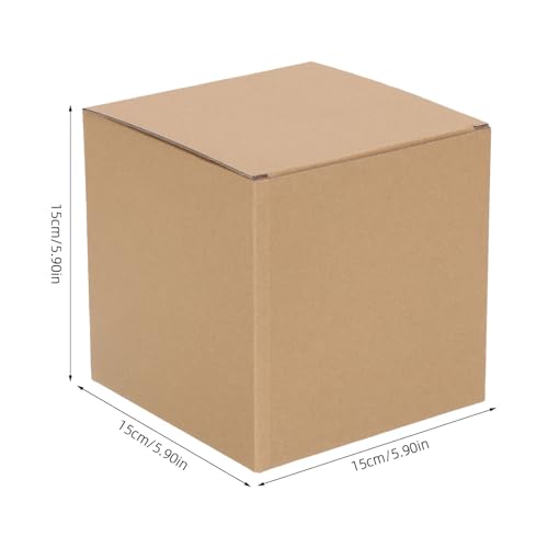 Cajas de cartón kraft DOITOOL de 6 piezas para embalaje y envío reutilizables 3