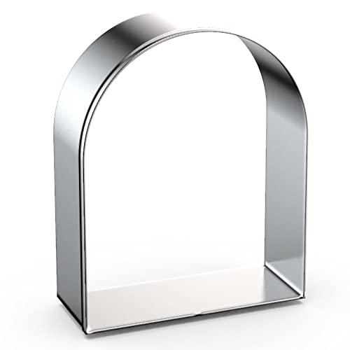 Arch Cookie Cutter Set Large - 5 Inch, 4 Inch, 3 Inch, 2 Inch - Geometric Cookie Cutters Shapes Molds - Stainless Steel #TOP3