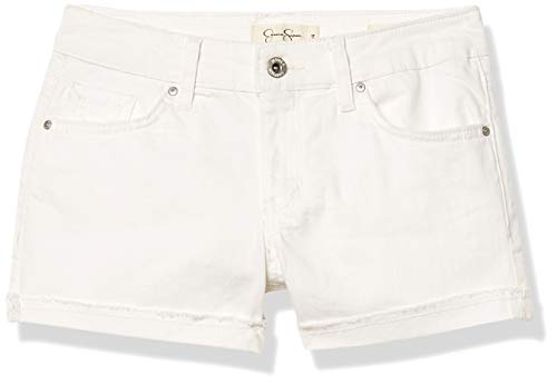 Jessica Simpson Women's Forever Roll Cuff Short, White, 27