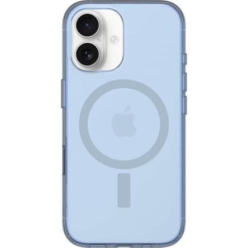 OtterBox iPhone 16 Symmetry Series Clear Case - Silver Glade Blue