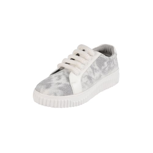 Image of Metro Women Synthetic Tie-Dye Lace-Up Casual Sneakers (31-643)