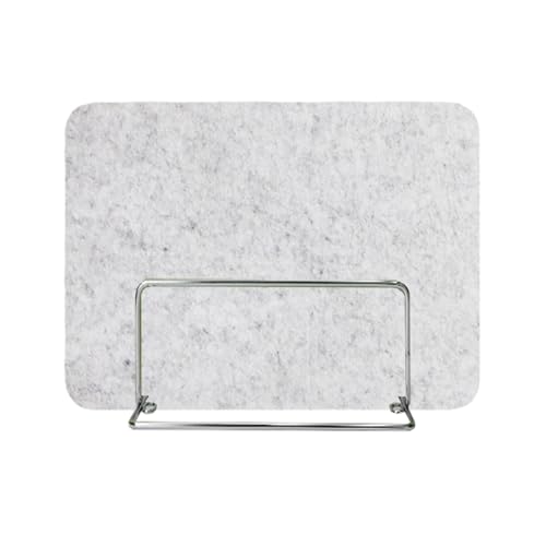 Ecran de confidentialite acoustique anti-deformation pour bureau