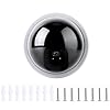 Fake Camera for Home, Fake Security Camera with Flashing LED Light CCTV Dome Camera Decoy Security Cameras Dummy Camera for Business Parking Lot, 4 Packs, White