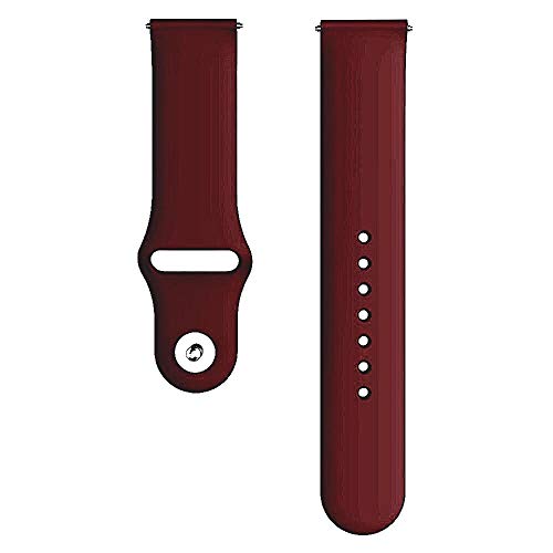 Image of Soft Silicone Smart-Watch Strap - Watchband Straps Silicone Belt Replacement Compatible With BOAT Watch Flash