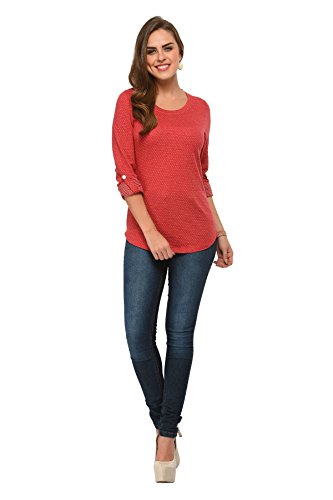 Image of Frenchtrendz Women'sCotton Poly Top(XS-4XL)