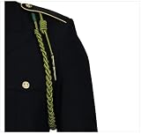 Army USA FOURRAGERE (Lanyard) French WWII Green and Gold with Polish Collectible for Costumes Cosplay Uniform
