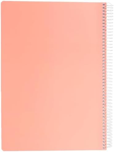 Meteksan Pruva A4 Pet Spiralli Karton Kapaklı Defter 144 Yaprak - Kareli - Turuncu - Görsel 2