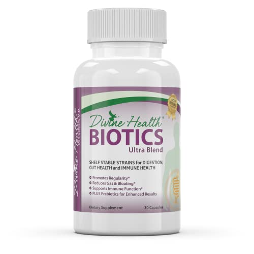 Divine Health's Beyond Biotics Ultra Blend Probiotics | 12 Billion CFU Probiotics | 30 Capsules | 30 Servings |