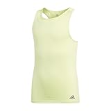 Semi Frozen yellow adidas Camiseta de Tirantes para niña, Color Amarillo limón, Gris Oscuro, 164