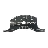 ModouString 4/4 Violin Bridge Template 4/4 Fingerboard Scraper Making Template Repair Reference Tools for Luthiers Violin Making Tools