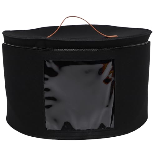 STOBAZA Collapsible Hat Box for Women Large Straw Storage Box Lid for Cowboy Hats Baseball Caps Xcm