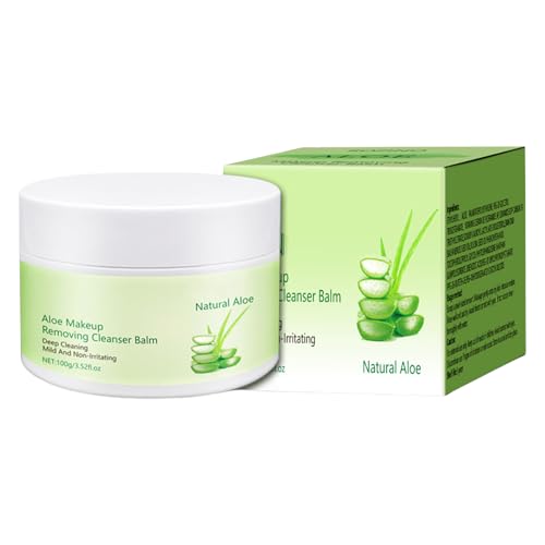 Limpiador de bálsamo facial - Bálsamo Limpiador Natural Desmaquillante,Limpieza profunda y cuidado, fórmula no irritante para grasa y suciedad, ojos y labios Aallyn