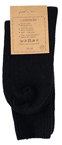Image of Womens Fine Cashmere and Merino Wool Super Soft Socks