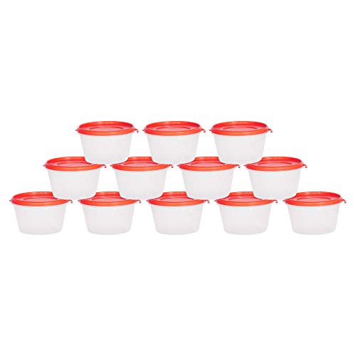 Image of Cutting EDGE Nesterware 750ml Stackable Container (Set of 12, Light Red)