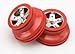 Traxxas 5874A Short Course Wheels, Satin Chrome, Dual Profile, Front, Slash, 2-Piece