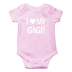 CBTwear I Love My Gigi Baby Bodysuit – Adorable Girl Romper Clothing Funny Infant Outfit Unisex Clothing