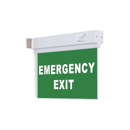 B·LED BARCELONA LED - Luz de emergencia permanente con cartel Emergency Exit