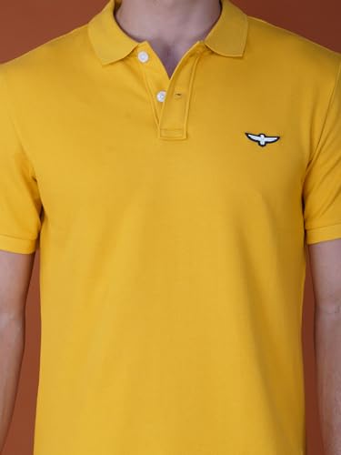 Image of Zvezda Men's Cotton Polo T-Shirt /European Fit /Half Sleeve Casual Wear for Daily Use /Soft Breathable Fabric /Stylish & Comfortable Polo for Office, Outing & Everyday Wear