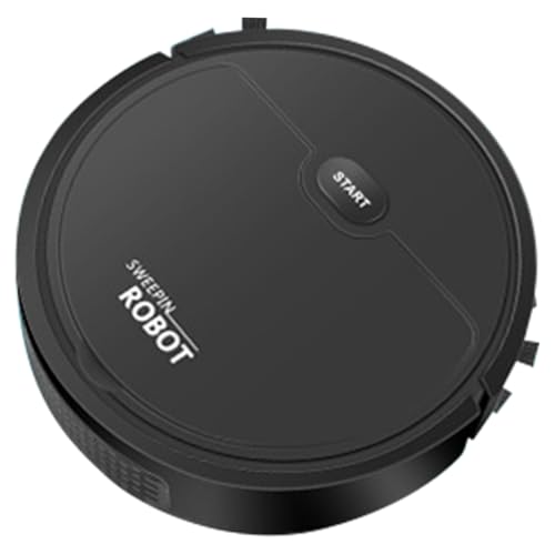 BATHVEVE Robot Aspirador Negro 1200mah de Plástico para Limpieza Doméstica BATHVEVE Robot Aspirador Negro 1200mah de Plástico para Limpieza Doméstica
