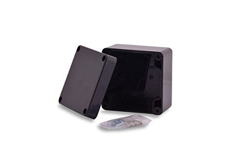 BOXEXPERT Kunststoff-Gehäuse Serie Elbe 82x80x55mm IP 65 grau RAL7015 Schaltschrank Verteilerkasten