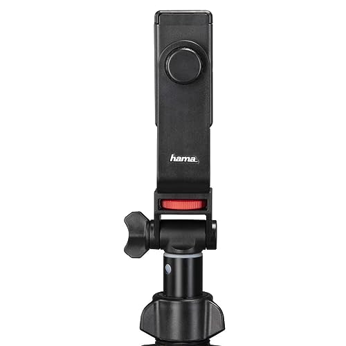 Hama Rotary Smartphone Stativ-Set 1/4 Zoll Arbeitsh&ouml;he = 41,5-150 cm, Schwarz
