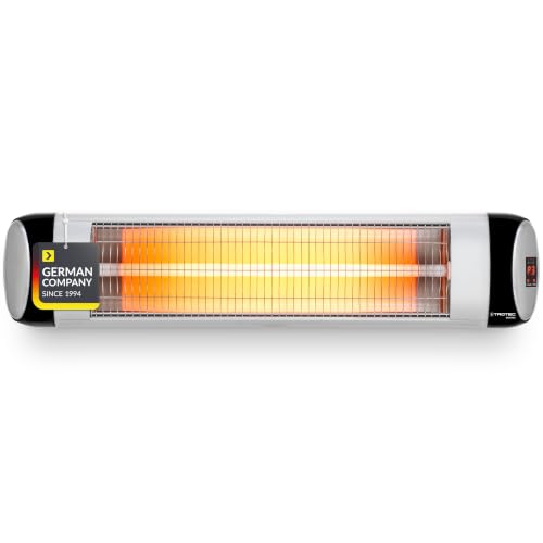 TROTEC IR 2570 S Infrarot Heizstrahler Heizleistung 850 W/1650 W/2500 W | Standgerät, Wandmontage, inkl. Fernbedienung, mit Timer-Funktion
