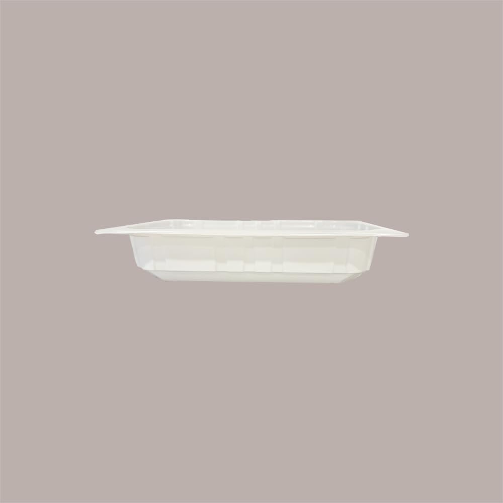 Lucgel Vaschette 1/4 Gastronorm in Polipropilene Termosaldanti Bianche 26x16H5 cm - 80 pezzi -