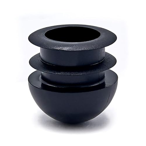 Image of Outwater Plastic 1-1 /4 inch Dia. Round Tubing Dome End Caps, Finishing Plug for Round Tubing Chair Glide, Floor Protector, Fits Multi Gauge Tubing, USA Made, 100 Pack