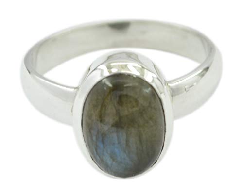 Bague en labradorite naturelle argent sterling 925 bijoux RIYO femme