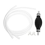 ORFOFE Handbetriebene Siphonpumpe Benzin Diesel Ölpumpe mit Kraftstoffresistentem Langlebiger...