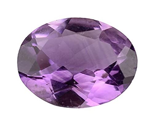Améthyste naturelle certifiée 7,55 carats cadeau idéal de joaillerie pour homme et femme