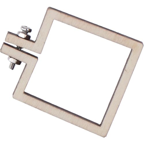 Aros de punto de cruz mini cuadrados para crear pendientes y joyería artesanal 5