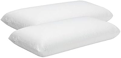 Pikolin Home - Almohada Viscoelástica 70 cm (2 Unidades), de Hotel - Adaptabilidad al Cuello, Hipoalergénica, Firmeza Media,para Dormir Todas las Posturas, Doble Funda, Transpirable y Suave