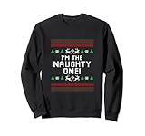 Photo Gallery i m the naughty one! funny christmas coppie t-shirt regalo felpa Photo Gallery i m the naughty one! funny christmas coppie t-shirt regalo felpa