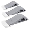 Wundermax Door Stoppers – Rubber Security Wedge for Bottom of Door on Carpet, Concrete, Tile, Linoleum & Wood – Heavy…