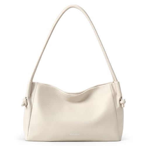 Image of BOSTANTEN Shoulder Bag for Women Pebbled Vegan Leather Purse Soft Handbag