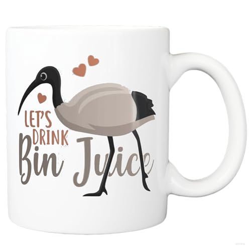 NDVKIS Bin Chicken Coffee Mug, Australian Ibis Gift