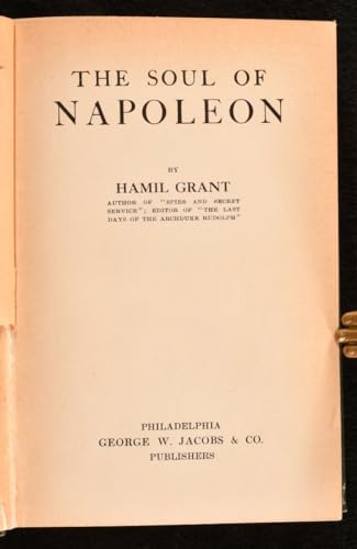 The Soul of Napoleon B004YR4ZLU Book Cover