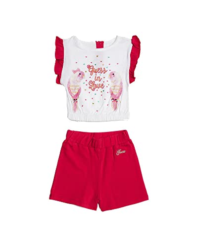 Ensemble fille Guess short et t-shirt pour les journées de vacances