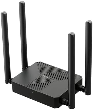 Roteador Mercusys MR60X Wifi 6 AX1500 MMC0005 - MMC0005 Preto Biv...