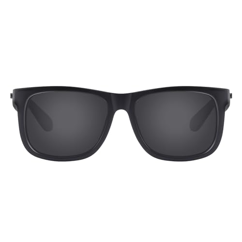 Image of Well-aimed 1.5mm Polarized Replacement Lenses for RayBan RB4165 54mm Sunglasses, Anti-Scratch, Impact Resistant, UV Protection, Black