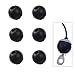 SquEqu 6 Pack Fitness Pulley Cable Ball Stopper Attachment Replacement Stop Balls Joint Parts for Gym Pulley Machine Equipment Wire Rope Exercise Components Repair