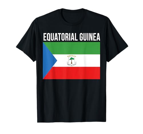 Equatorial Guinea Heritage Roots Flag T-shirt T-Shirt