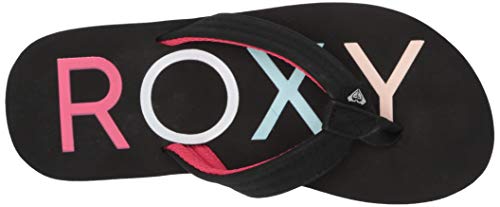 Roxy Girl's Vista Flip Flop Sandal, Black 20, 5 M Us Girls #TOP4