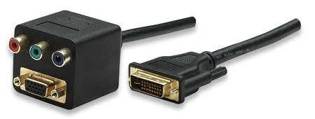 Manhattan DVI-I to VGA and RCA Video Splitter #TOP7
