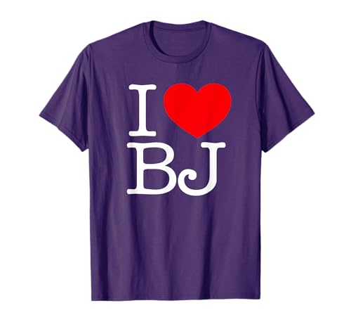 I Love (Heart) BJ T-Shirt